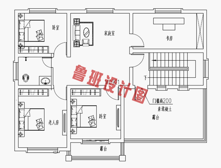 120平米农村房屋设计图