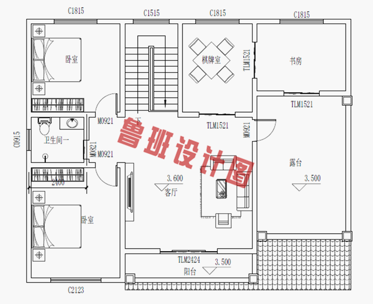 漂亮实用的新农村二层小楼图