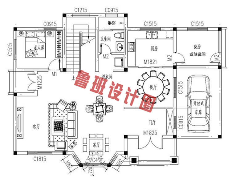 大气的美式三层别墅设计图