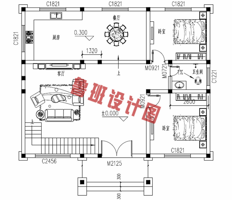 三层自建别墅设计图纸