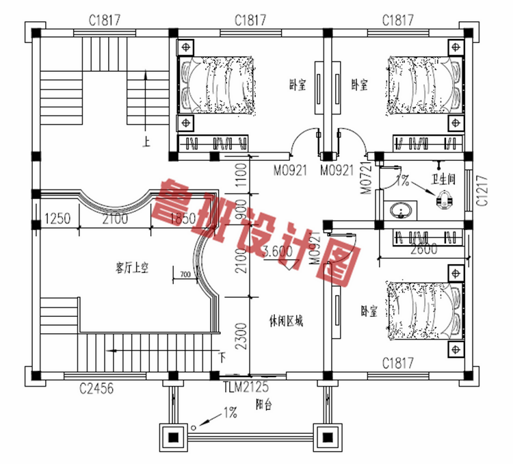 三层自建别墅设计图纸