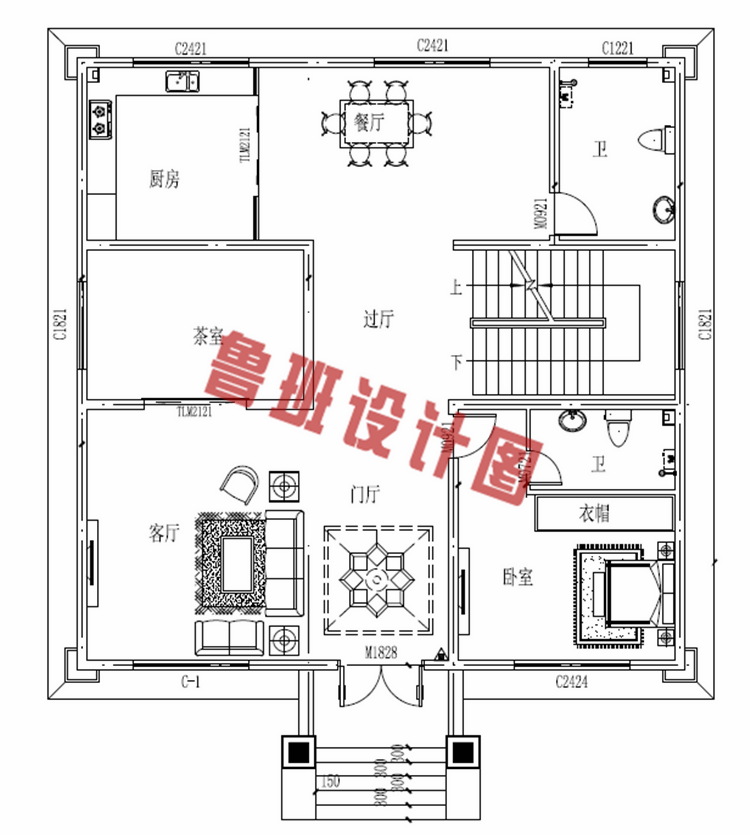 简欧式三层小别墅设计图