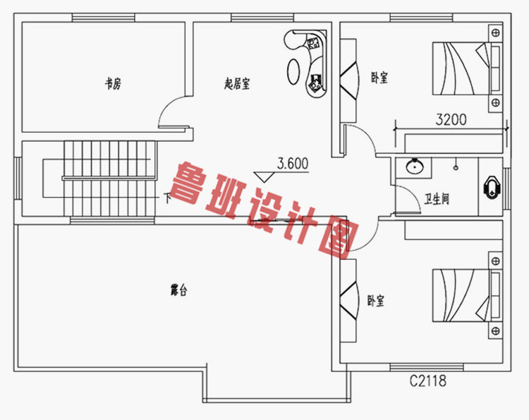 农村自建二层楼房设计图