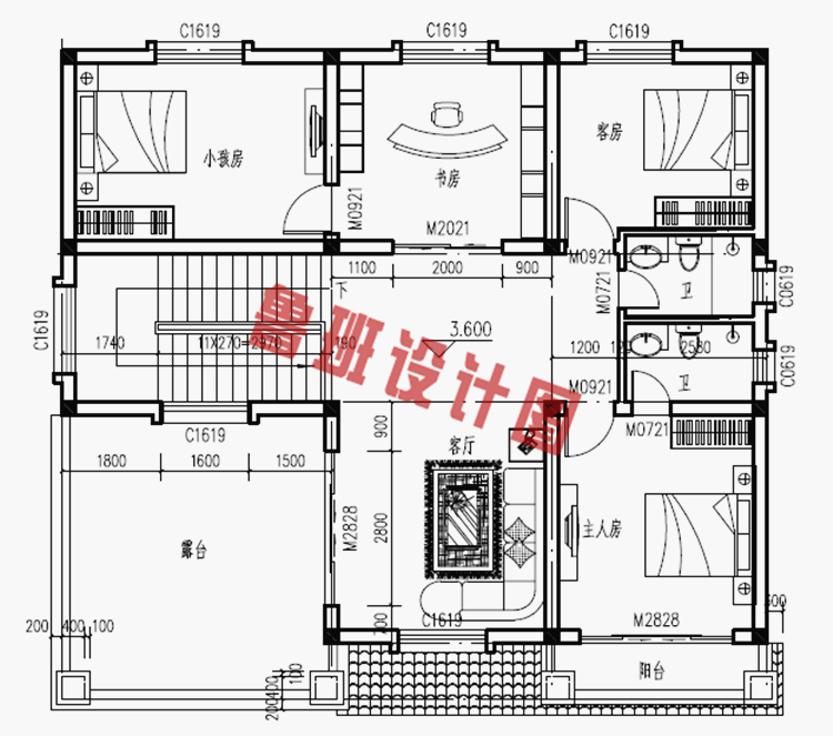 二层别墅设计图