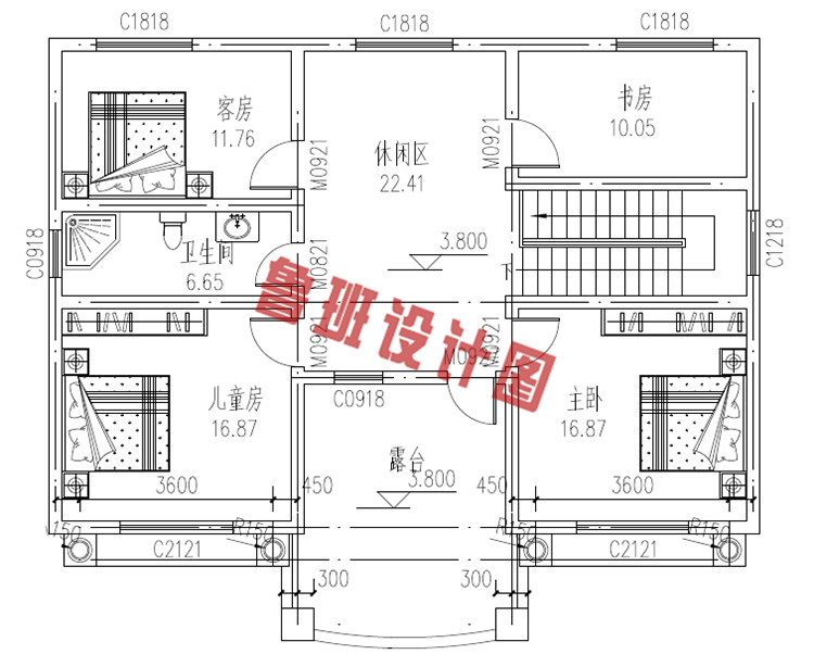 120平方两层房子设计图