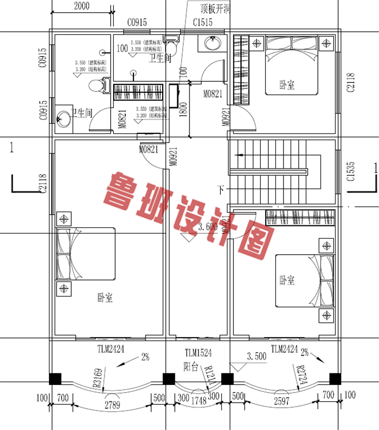 农村二层楼建房造型图