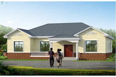 200平一层农村别墅房屋设计图，户型实用。