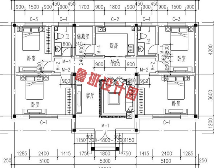 一层小别墅推荐方案设计室内户型图