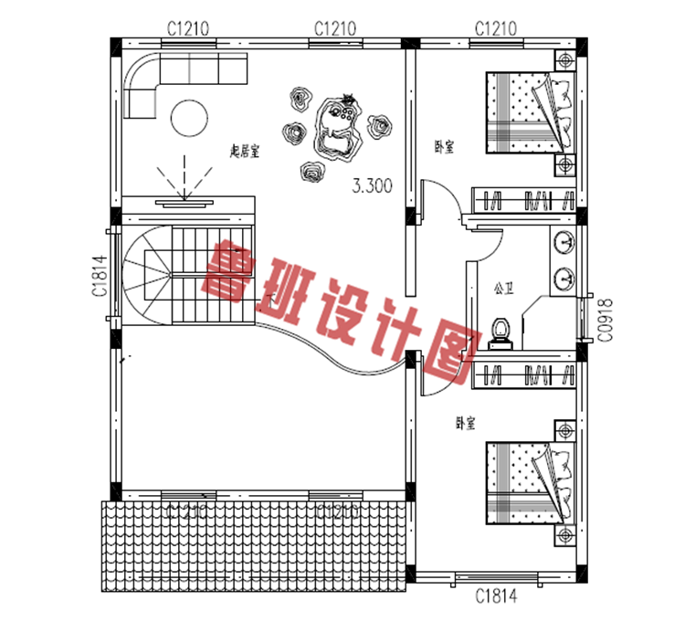 两层15万农村自建房设计图