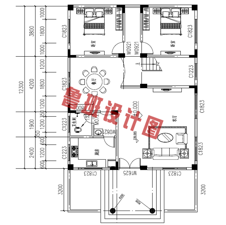 简单实用型农村小别墅设计图