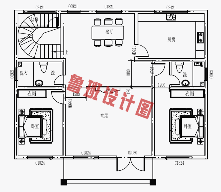 适合农村的二层房屋设计图纸