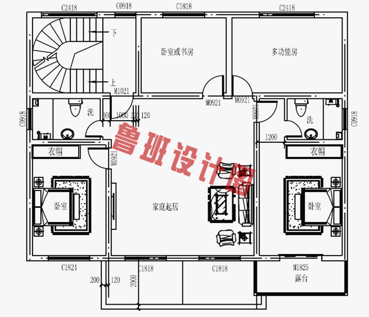 适合农村的二层房屋设计图纸