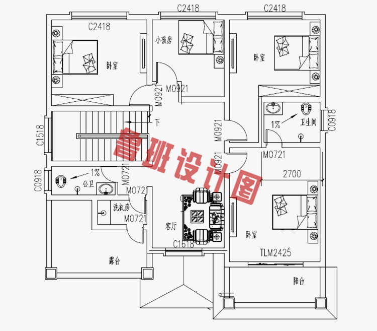 农村18万元二层小楼图纸