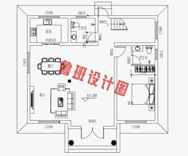 漂亮经济实用二层农村小别墅