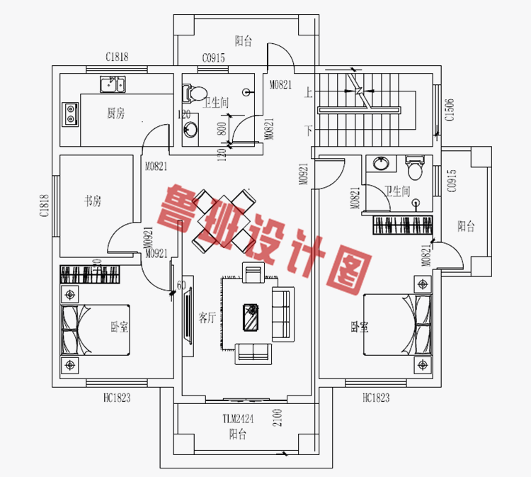 漂亮经济实用二层农村小别墅