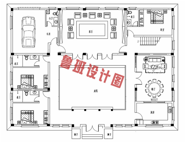 农村四合院房屋图片