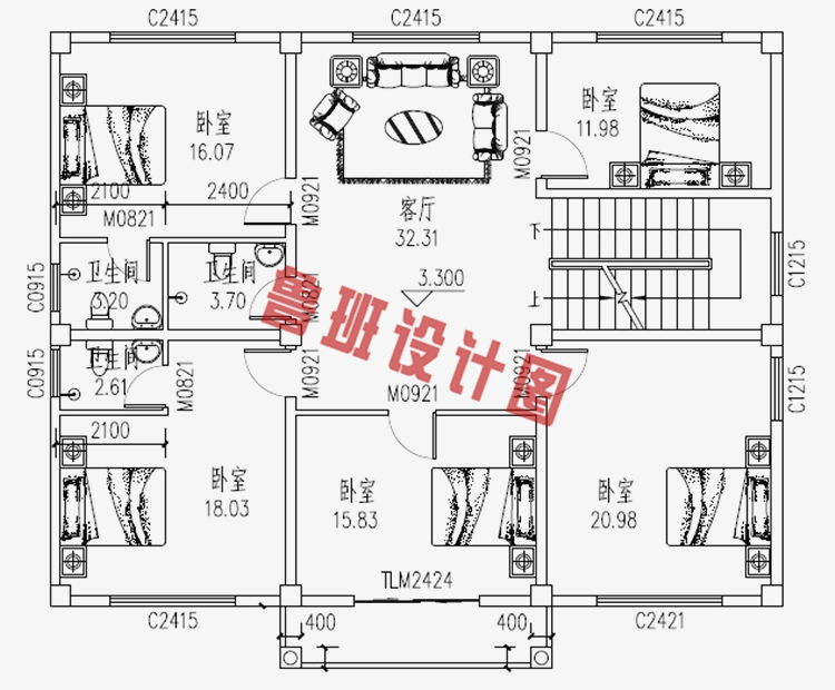 三层新农村房屋设计图