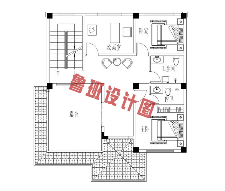 热销款三层别墅推荐房屋设计三层户型图