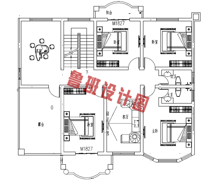 二层楼房图片及施工图纸