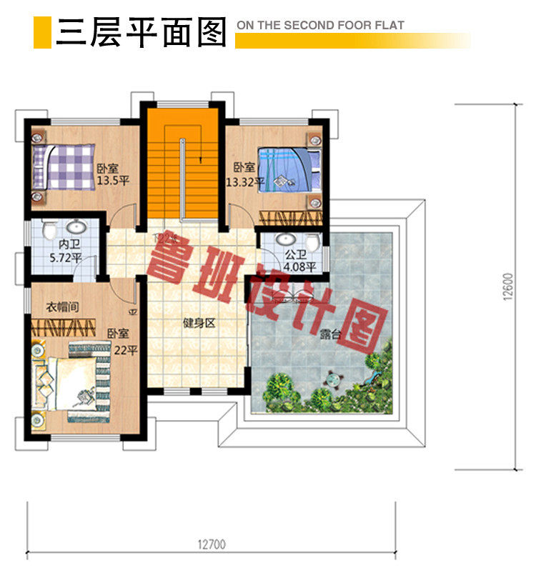 新中式复式三层别墅设计图纸