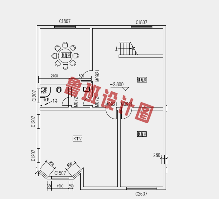 带地下室新农村三层房屋图纸