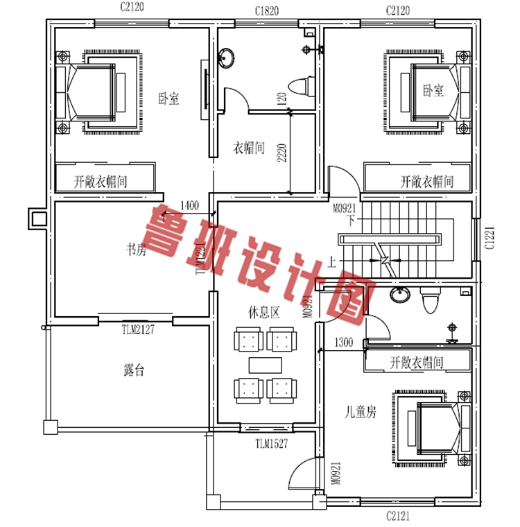 三层平顶楼房设计图