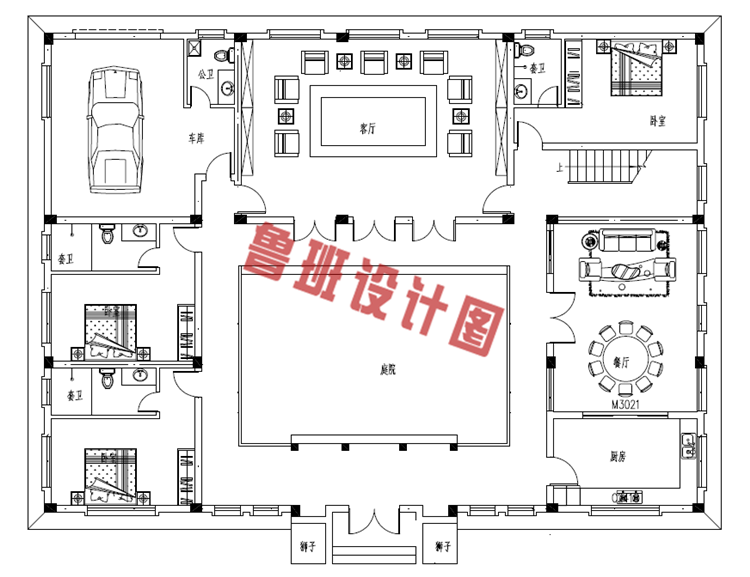 农村四合院房屋图片及设计图