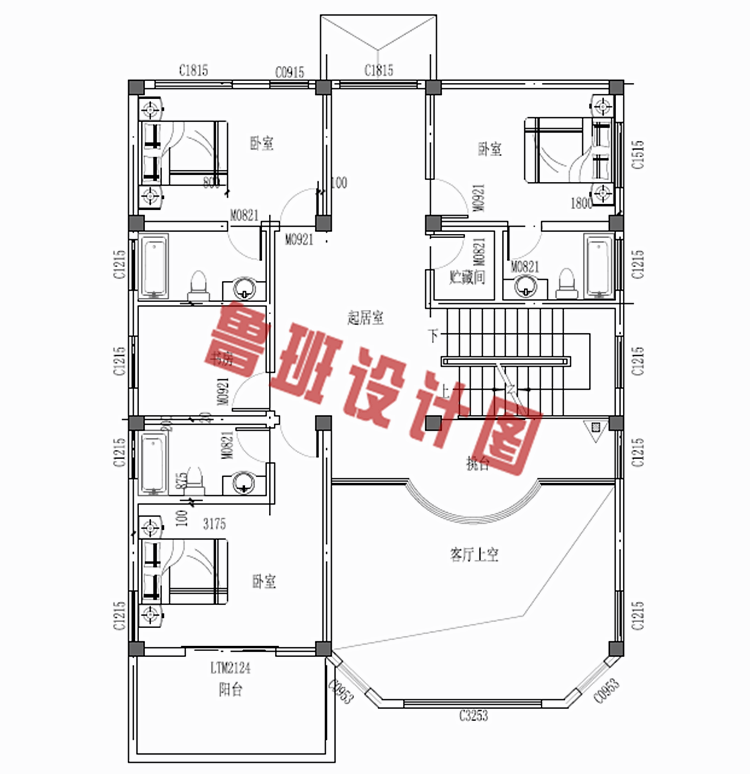 全套三层农村房屋设计图纸