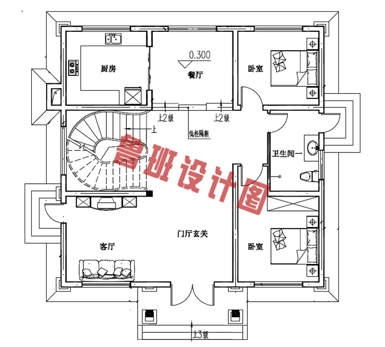 造价30万左右的三层楼房设计图