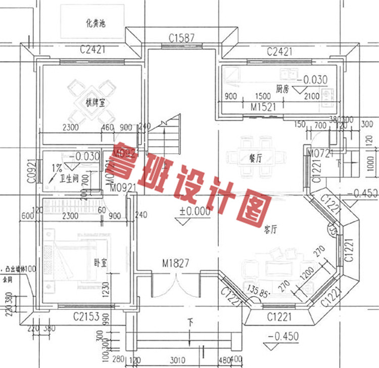 115平漂亮的三层别墅设计方案