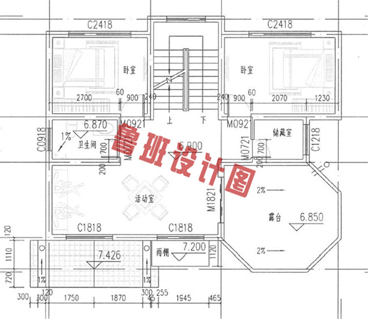 115平漂亮的三层别墅设计方案