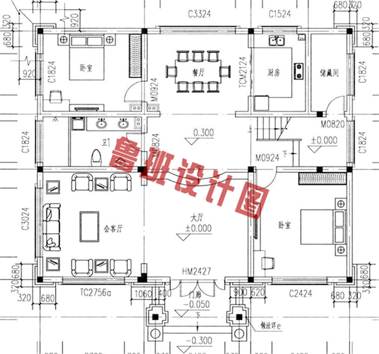 高端豪华三层别墅住宅设计方案图