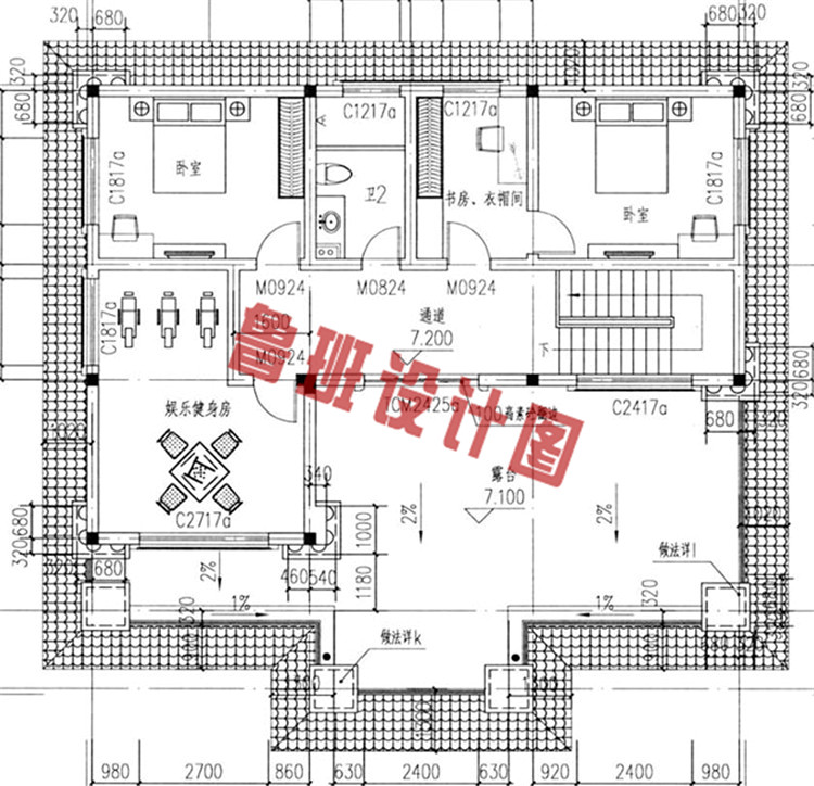 高端豪华三层别墅住宅设计方案图