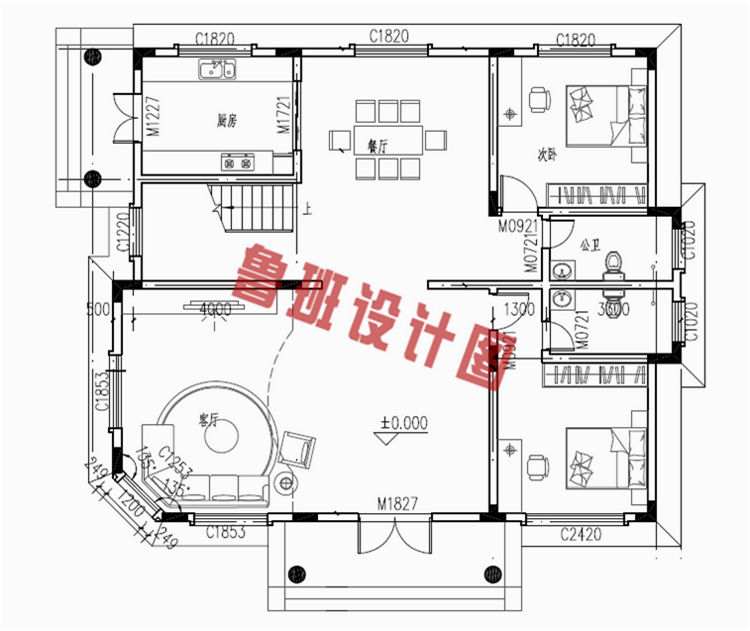 农村三层楼房设计图纸