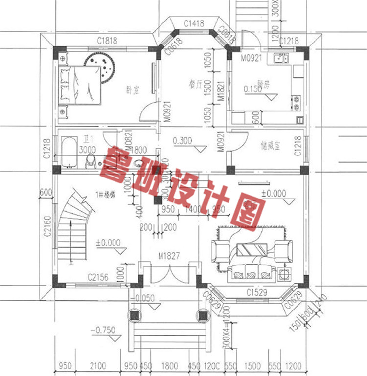 新农村三层自建楼房设计图