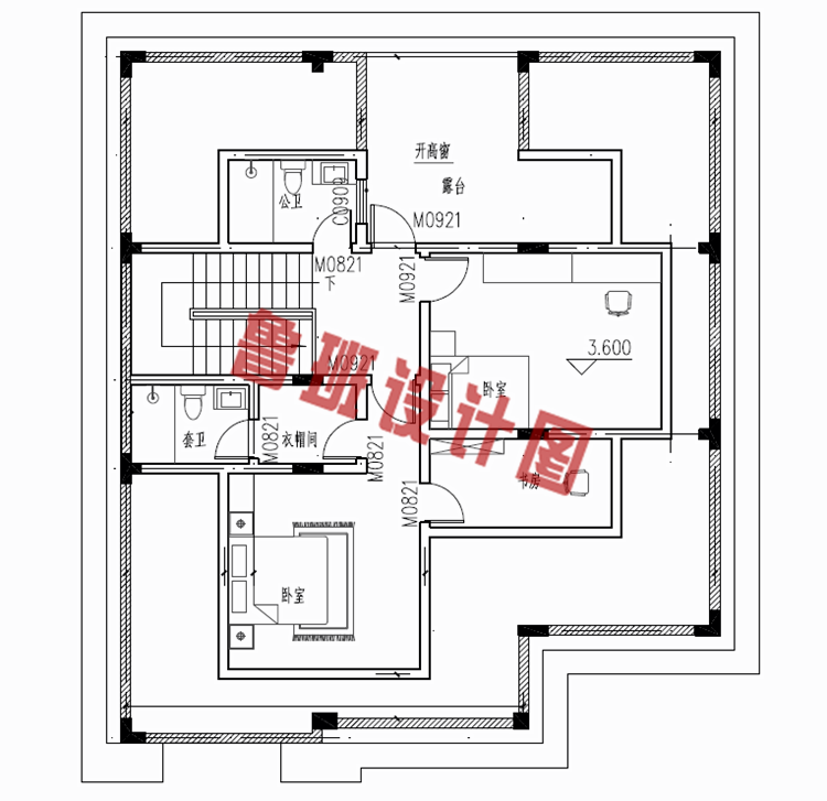 乡下建房一层户型图