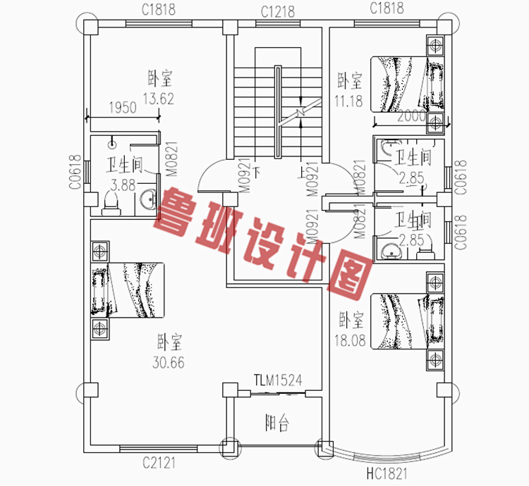 农村30万别墅款式三层