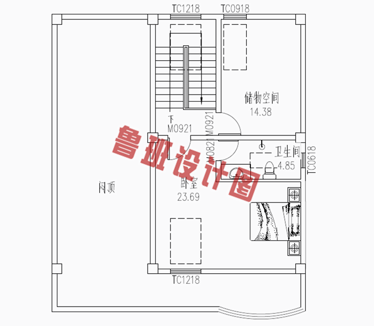 农村30万别墅款式三层