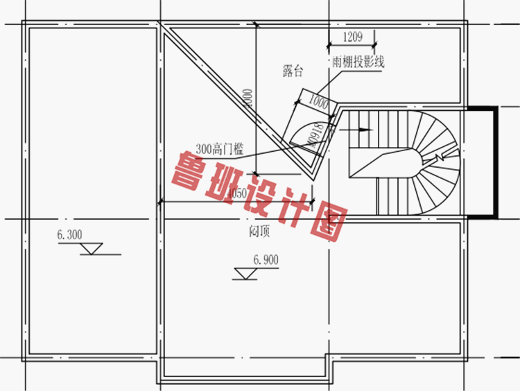 时尚创意型二层小别墅设计图