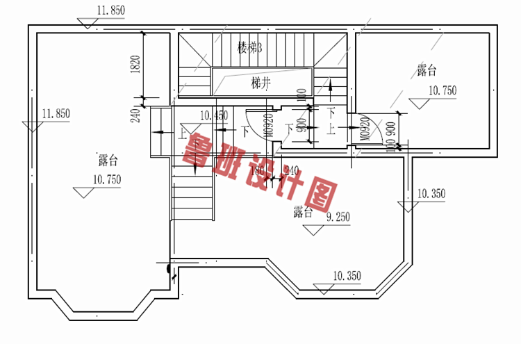 三层农村盖房设计图