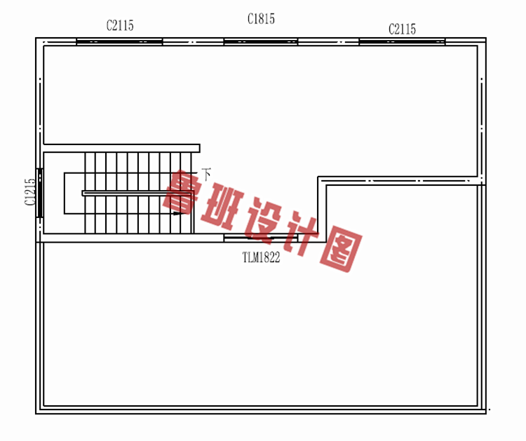 100平方三层楼房设计图