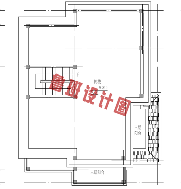 120平米三层别墅房屋设计图