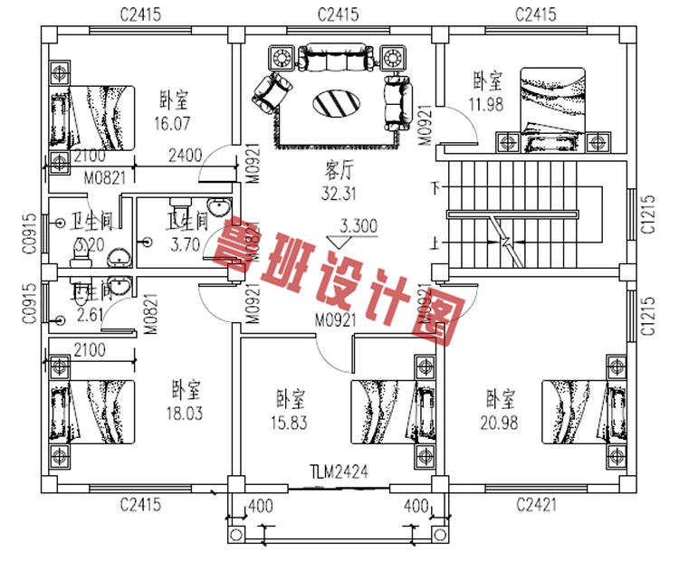 三层新农村房屋设计图