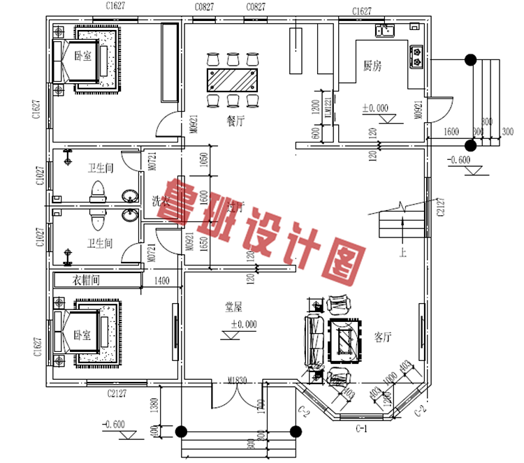 三层复式别墅小洋楼