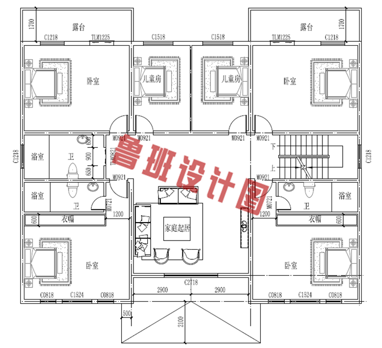 乡下二层楼房设计图