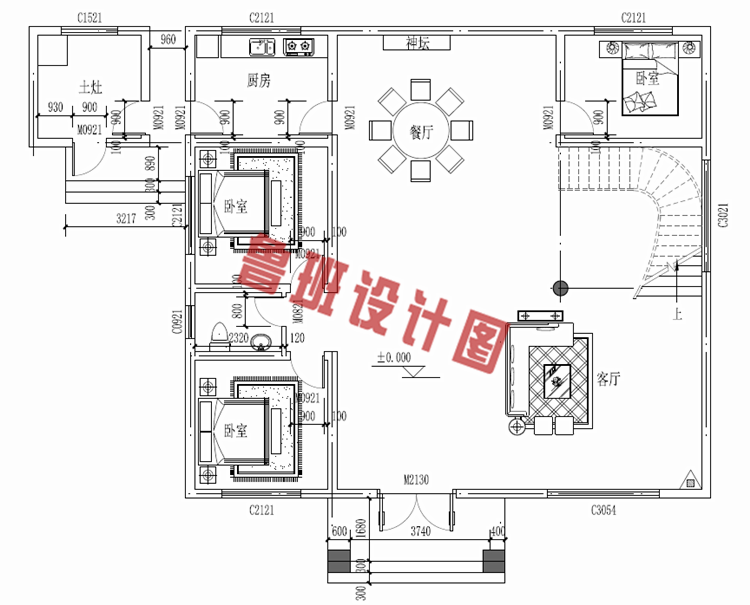 欧式三层楼房设计图