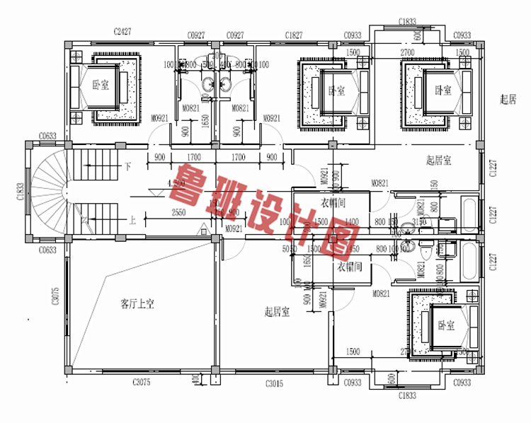 高端三层别墅设计图纸