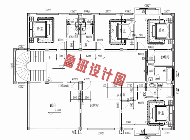 高端三层别墅设计图纸