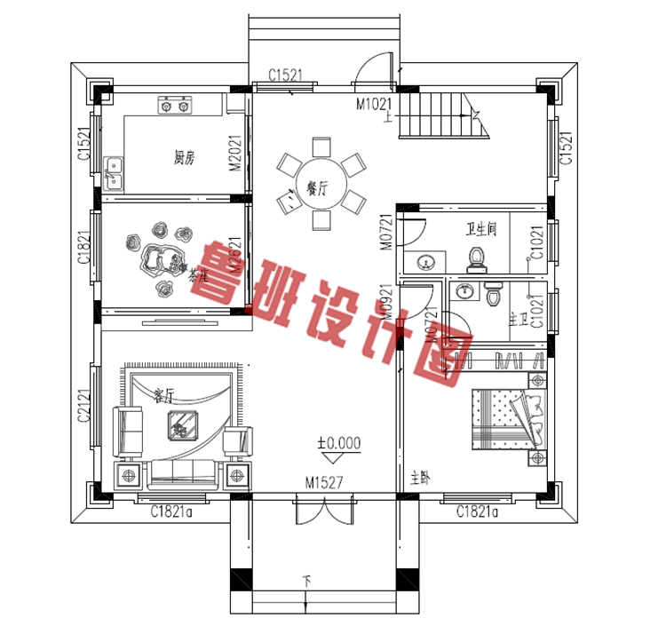 新中式农村三层楼房设计图纸