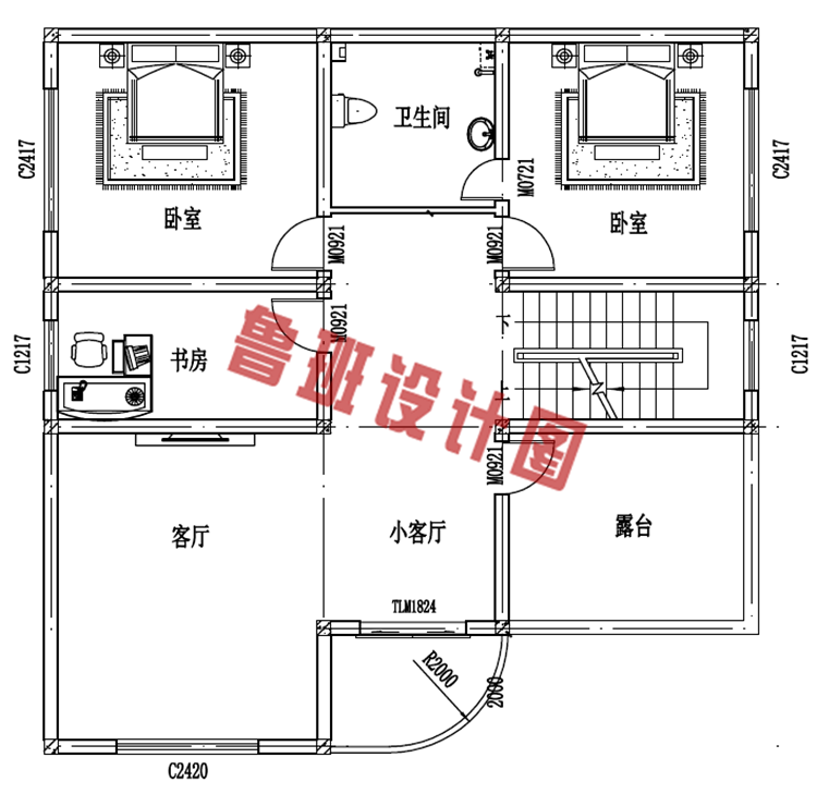 140平米三层自建房屋设计图纸